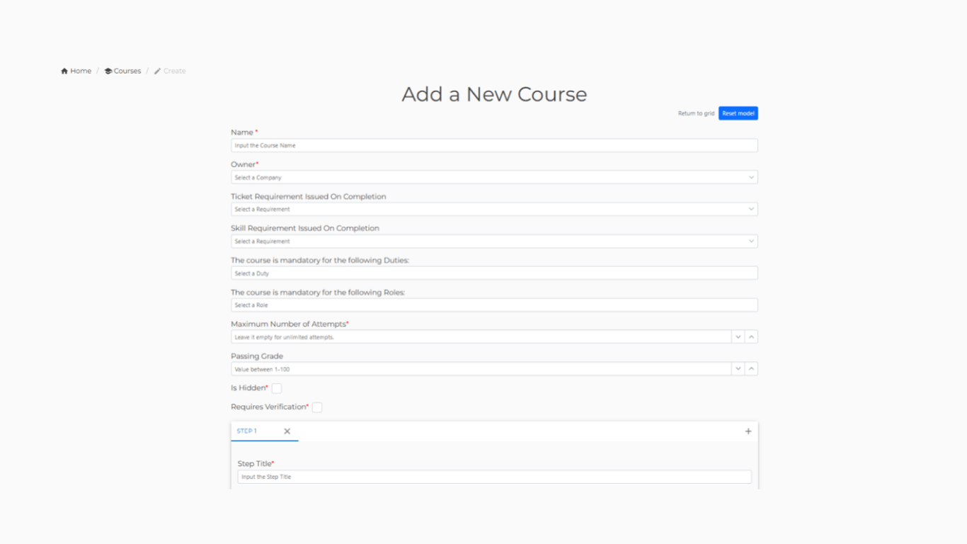 Course Creation & Hosting